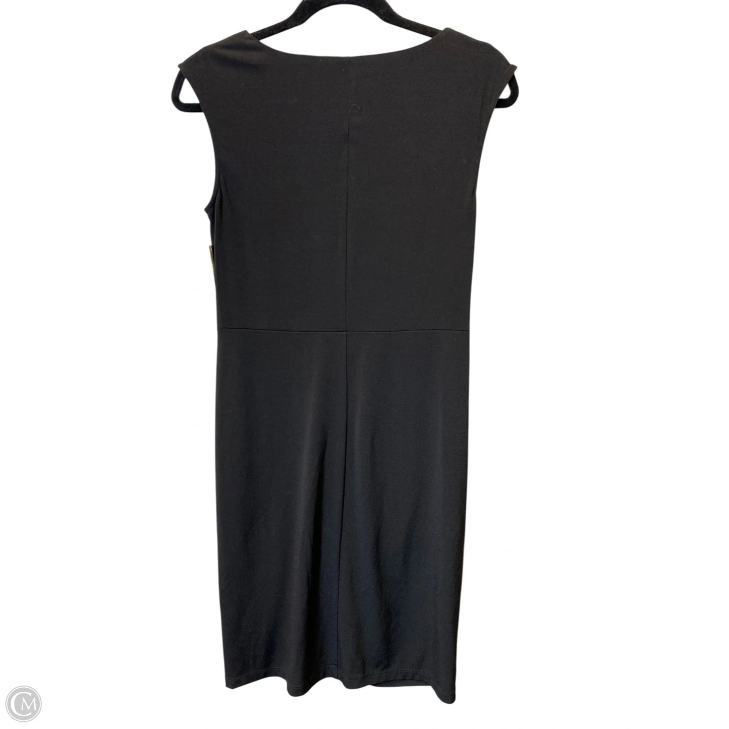 Dress Casual Midi By Apt 9 In Black, Size: M