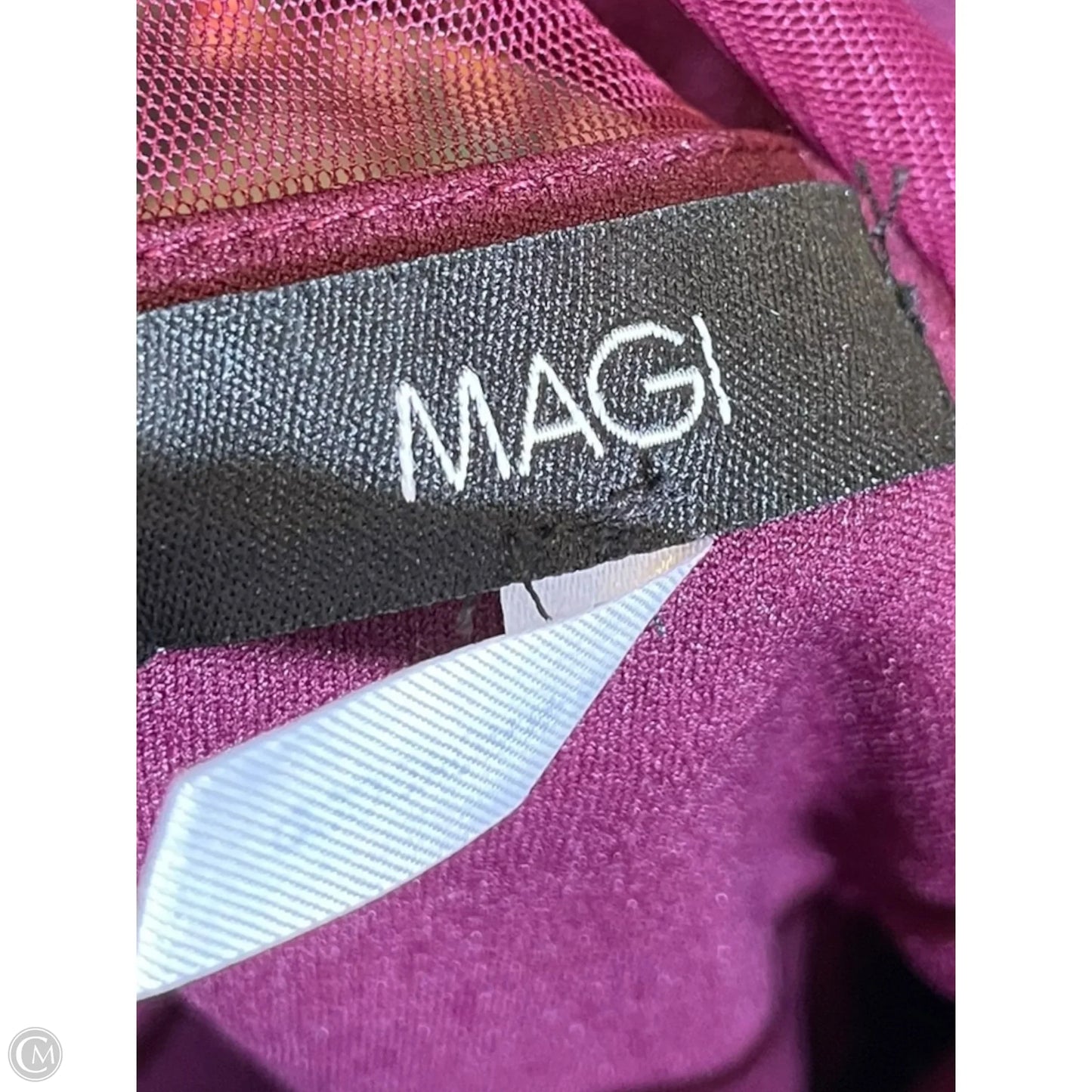 Dress Casual Midi By Clothes Mentor In Maroon, Size: L