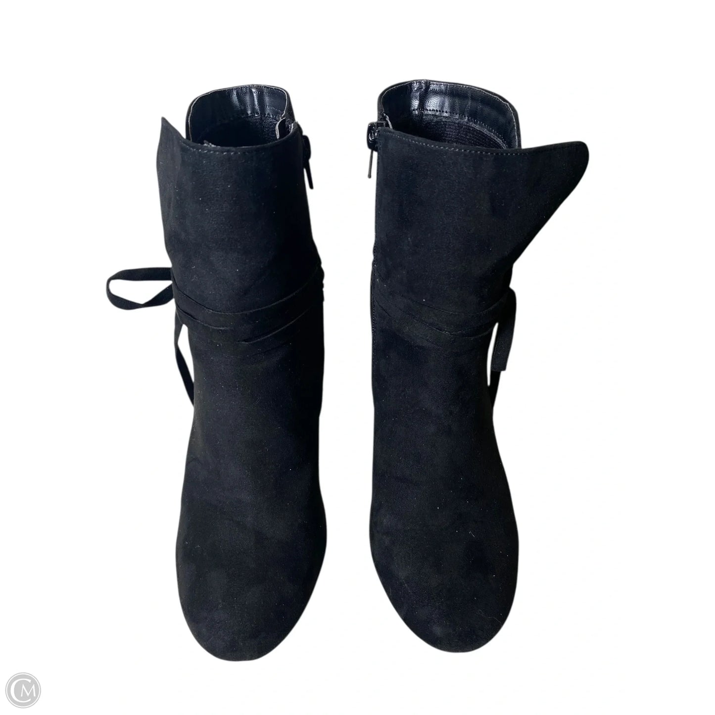 Boots Ankle Heels By Christian Siriano In Black, Size: 9