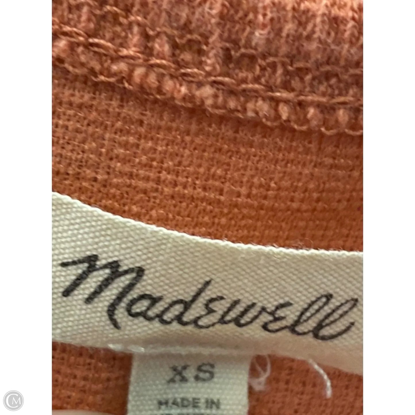 Top Sleeveless By Madewell In Peach, Size: Xs