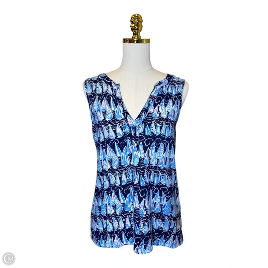 Top Sleeveless Designer By Lilly Pulitzer In Multi-colored, Size: M