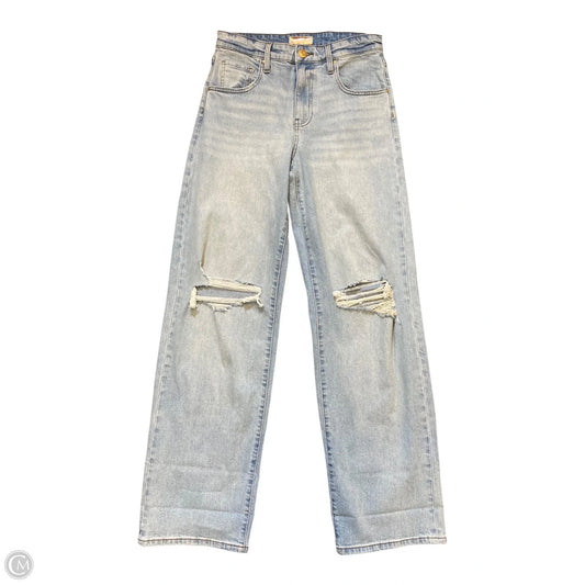 Jeans Wide Leg By Kut In Blue Denim, Size: 0