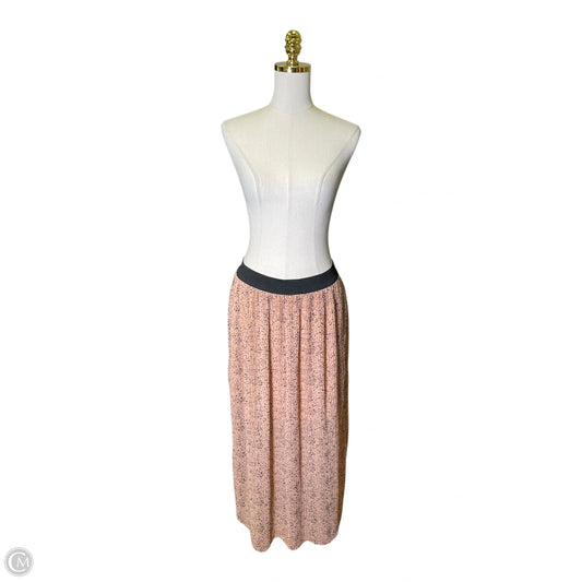 Skirt Maxi By Bar Iii In Black & Pink, Size: M
