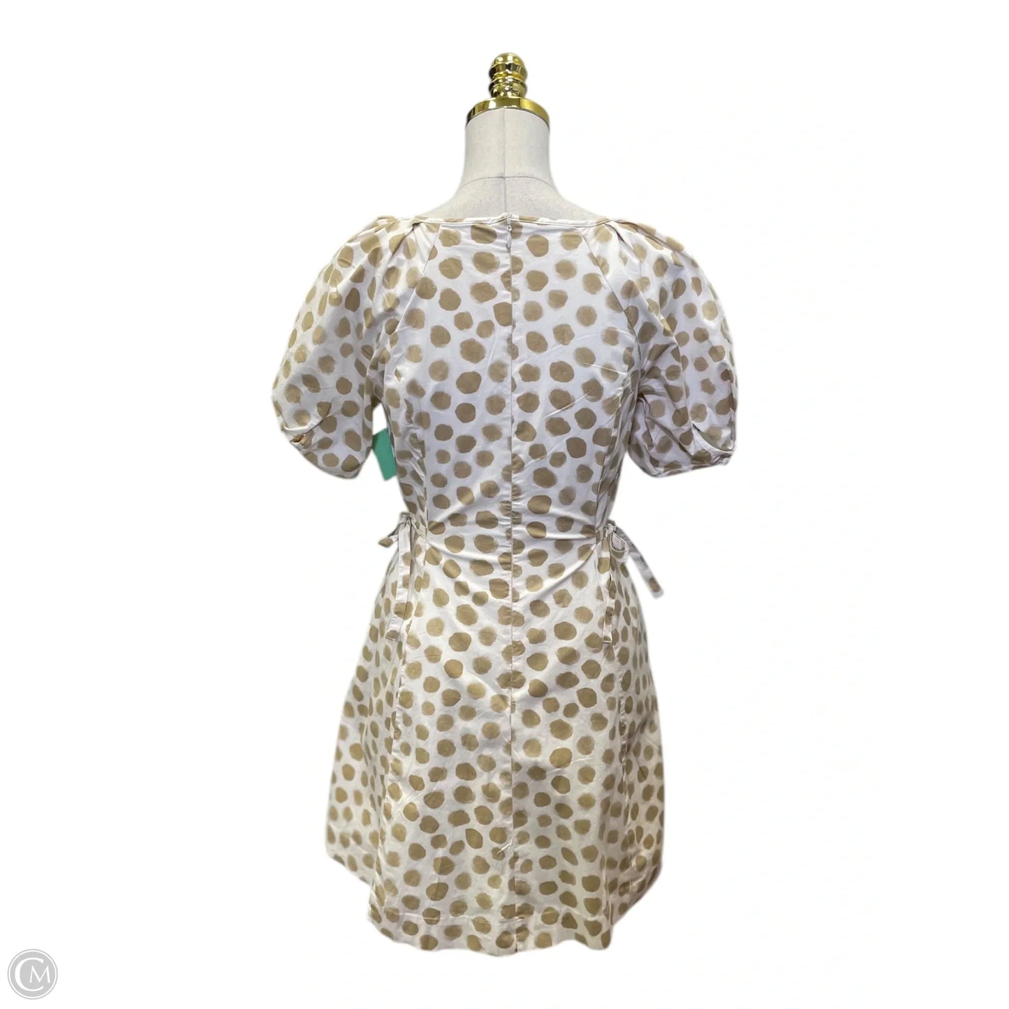 Dress Casual Midi By Loft In Cream & Tan, Size: 6