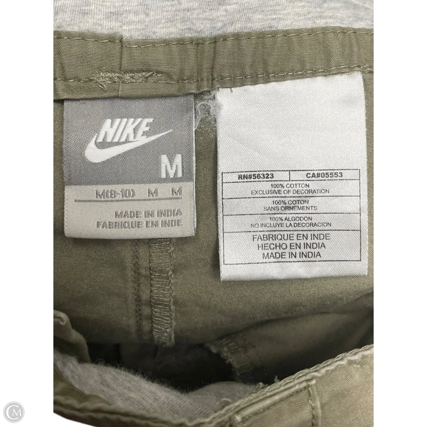 Shorts By Nike In Green, Size: M