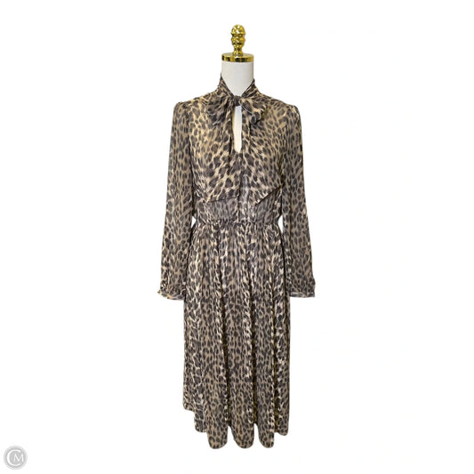 Dress Casual Maxi By Banana Republic In Animal Print, Size: 10