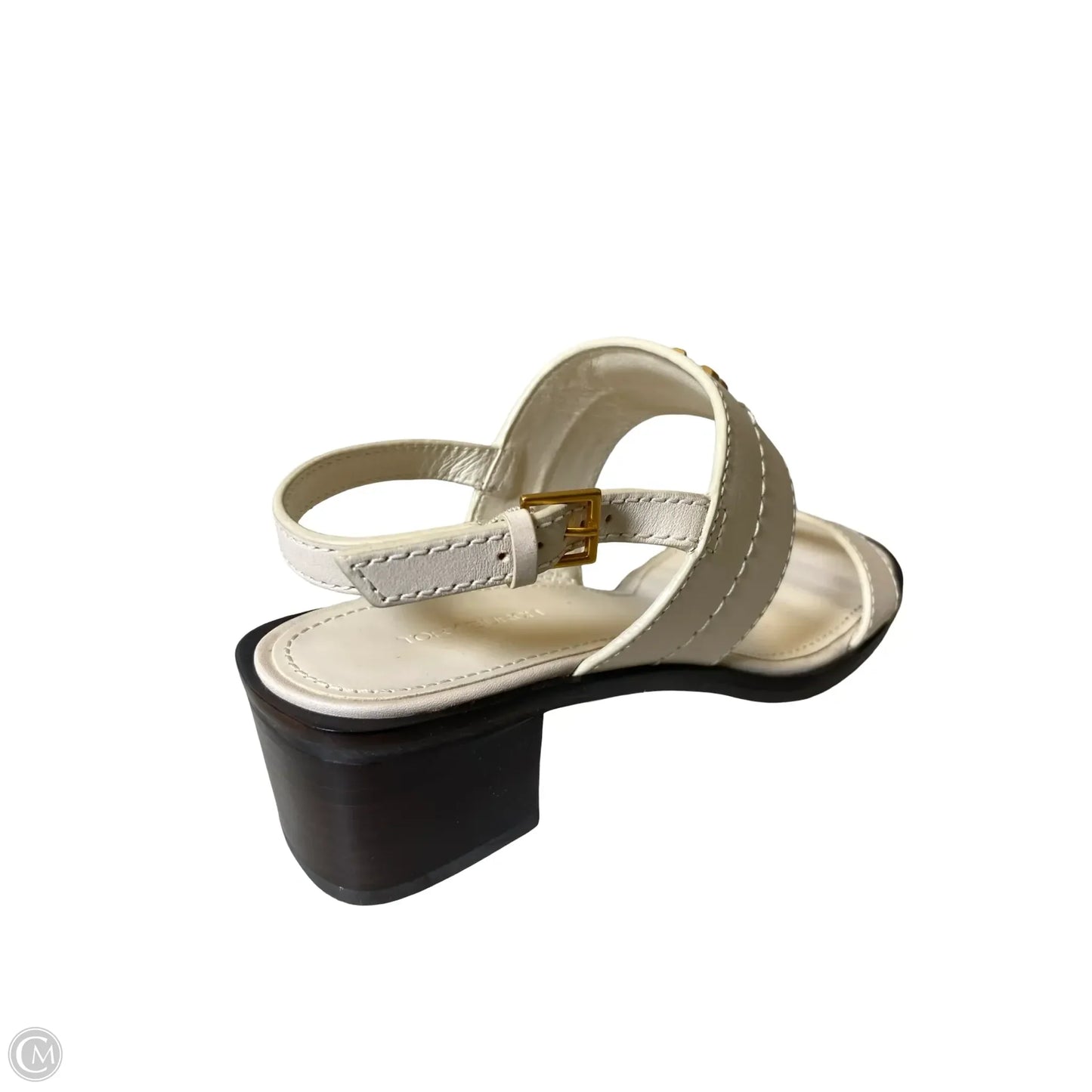 Sandals Designer By Tory Burch In Cream, Size: 8