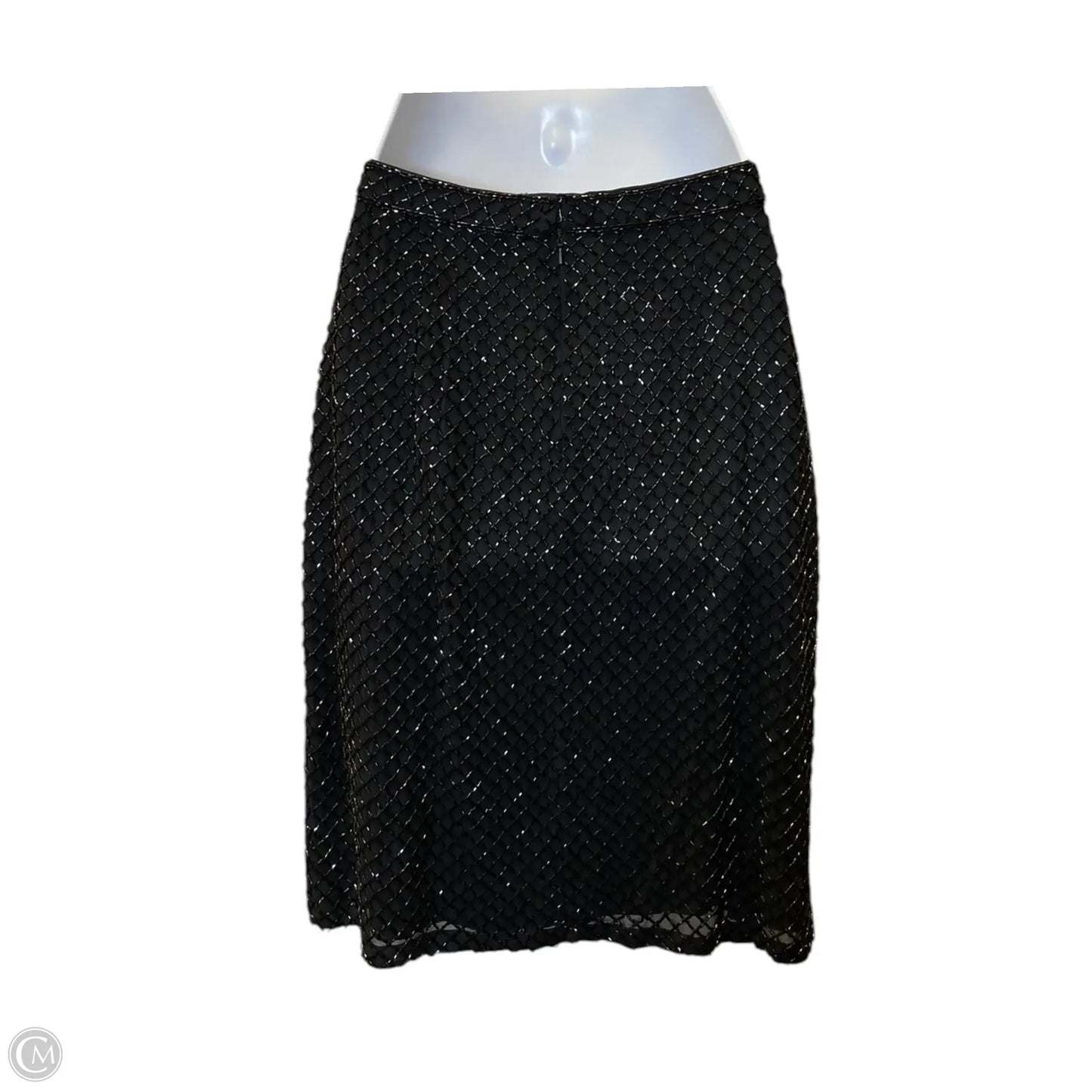 Skirt Maxi By Oleg Cassini In Black, Size: 6