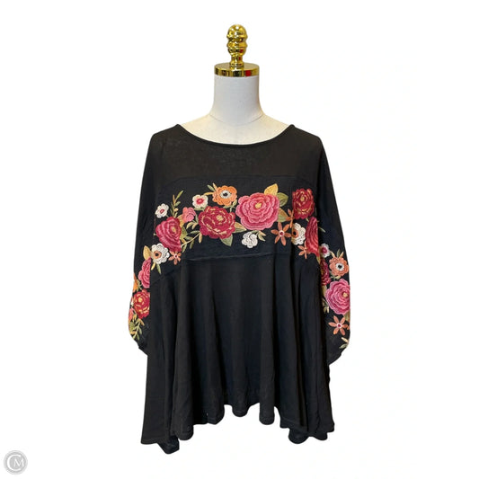 Top Short Sleeve By Savanna Jane In Multi-colored, Size: 3x