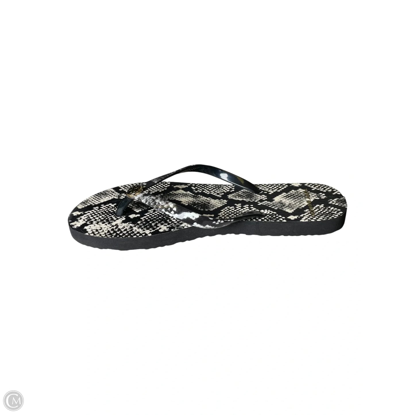 Sandals Designer By Tory Burch In Snakeskin Print, Size: 7