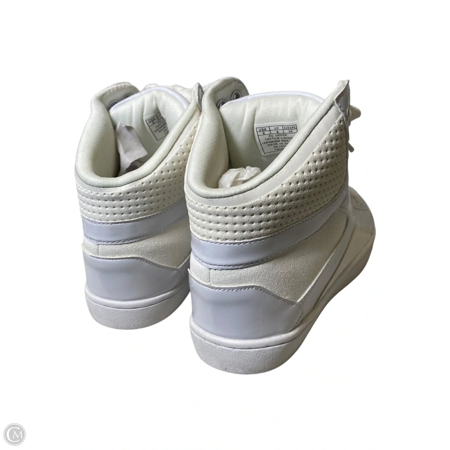 Shoes Sneakers By Clothes Mentor In White, Size: 8
