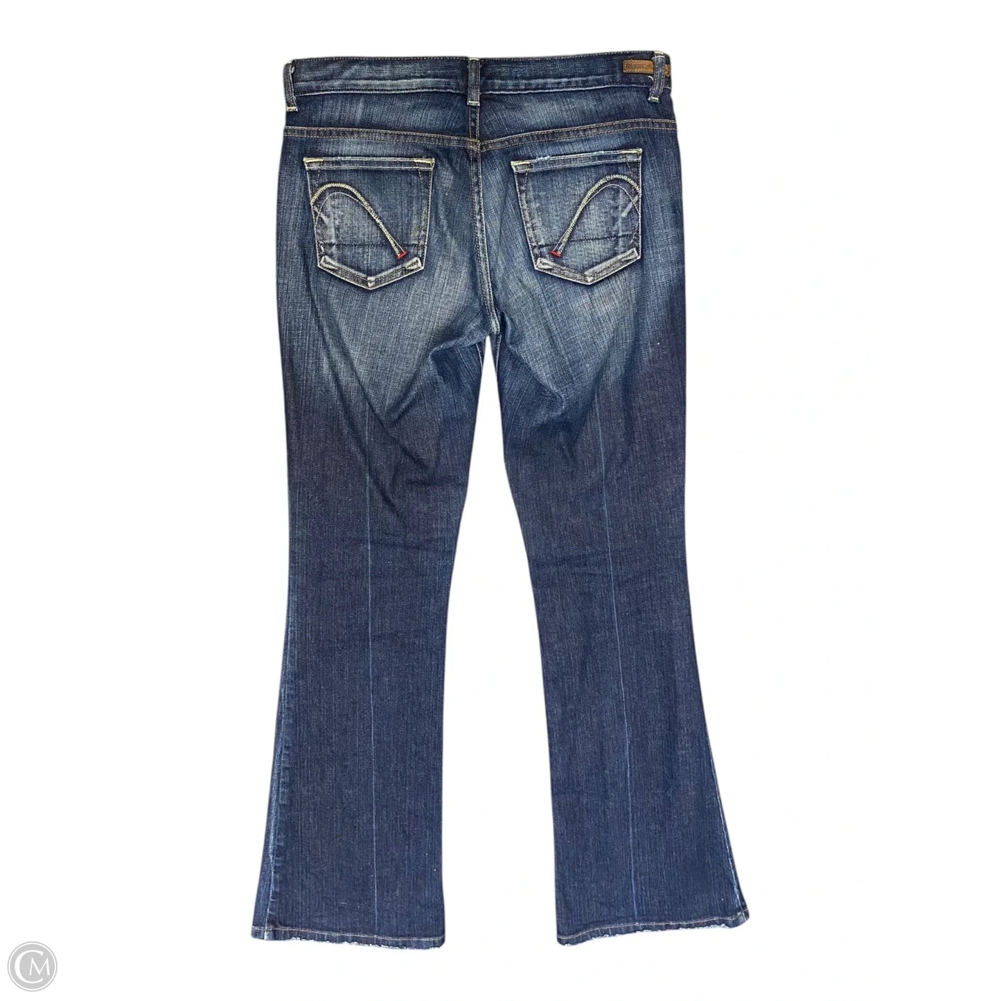 Jeans Boot Cut By Guess In Blue Denim, Size: 4