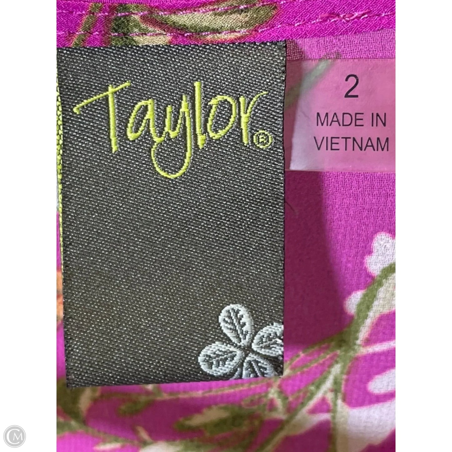 Dress Casual Midi By Taylor In Floral Print, Size: 2