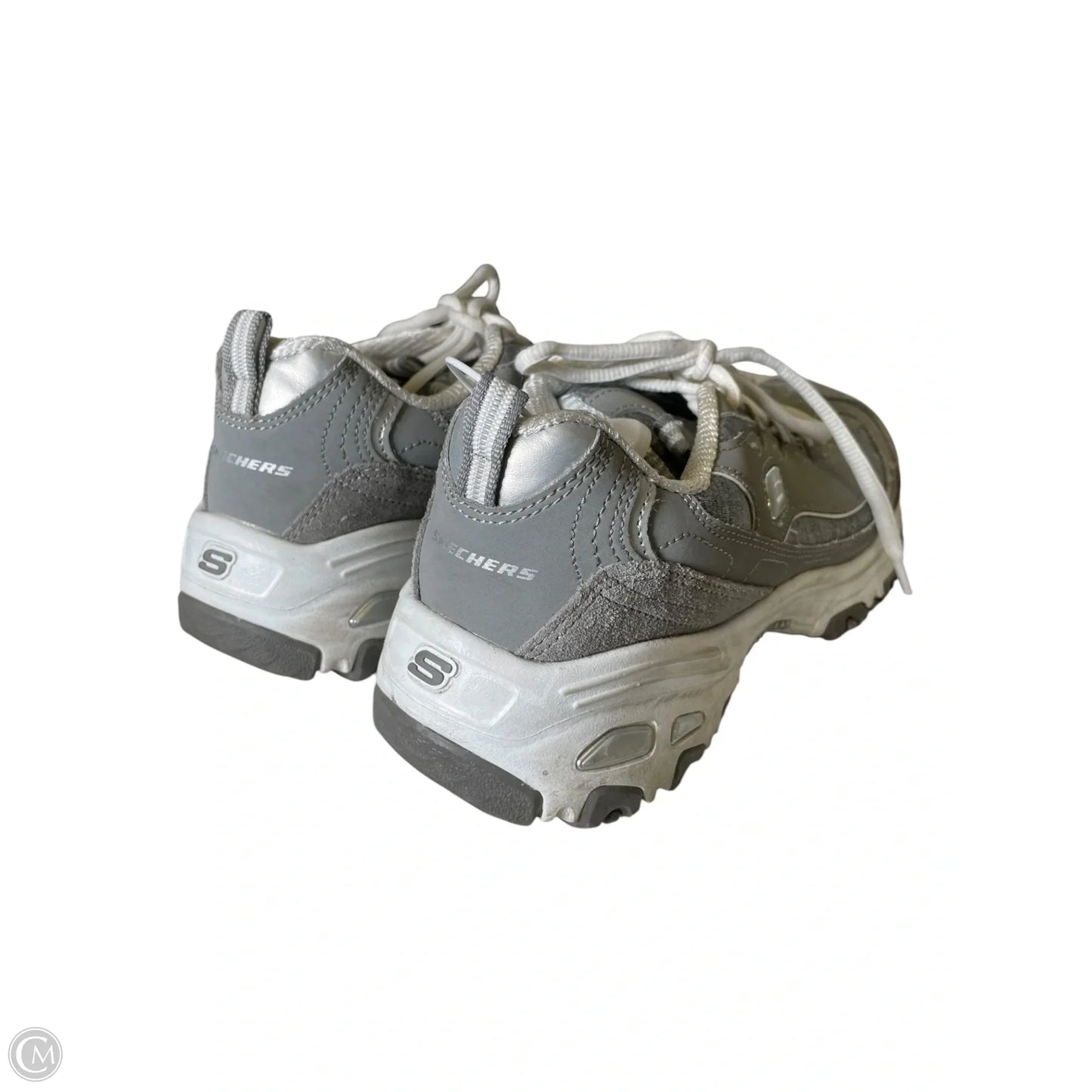 Shoes Athletic By Skechers In Grey, Size: 8
