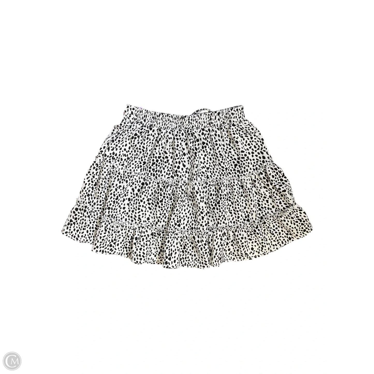 Skirt Maxi By Clothes Mentor In Black & White, Size: L