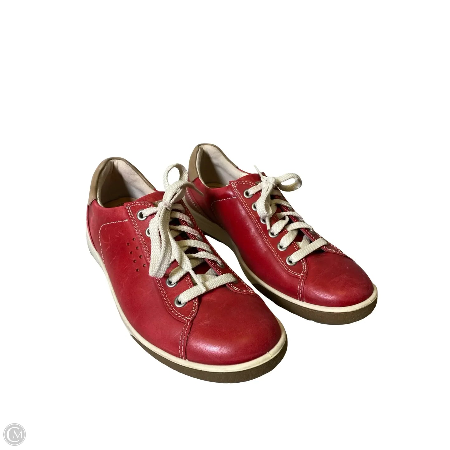 Shoes Flats By Ecco In Red, Size: 7.5