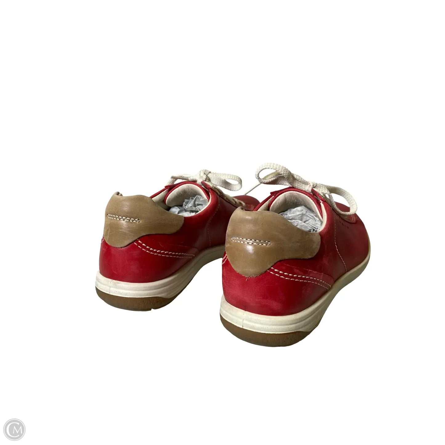 Shoes Flats By Ecco In Red, Size: 7.5