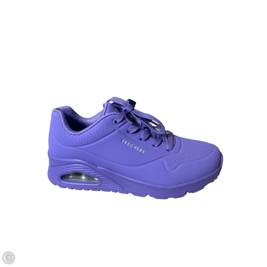 Shoes Sneakers By Skechers In Purple, Size: 9