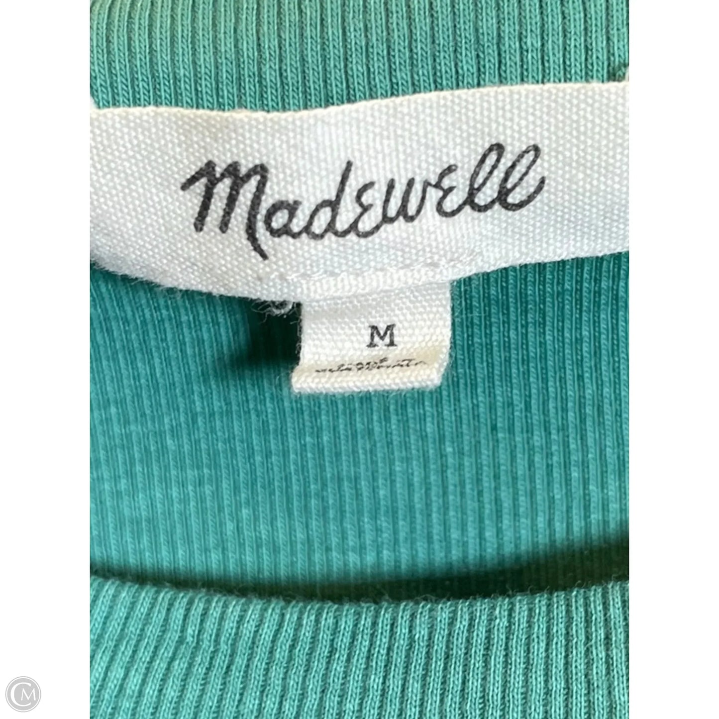 Top Sleeveless By Madewell In Green, Size: M