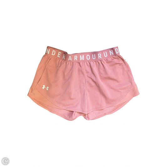 Athletic Shorts By Under Armour In Pink, Size: M