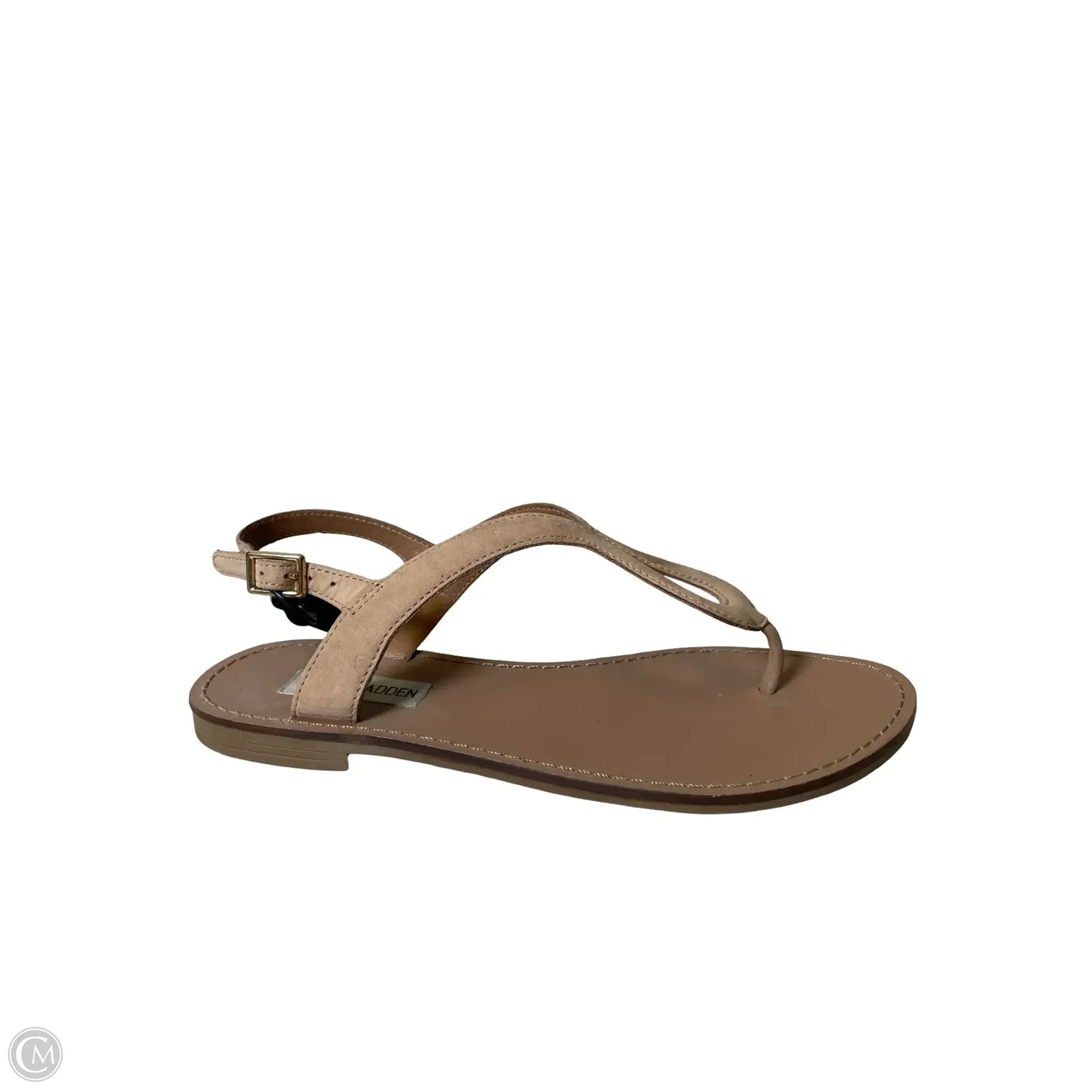 Sandals Flats By Steve Madden In Beige, Size: 5.5
