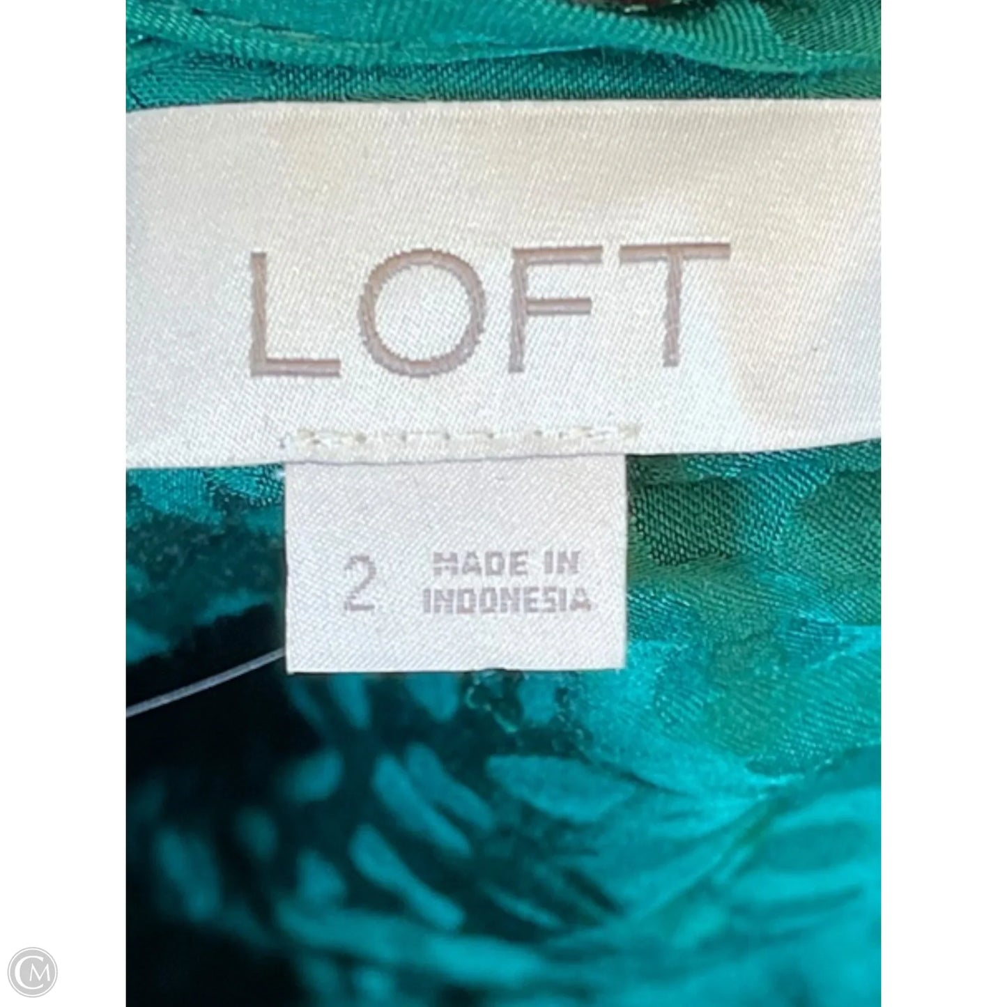 Dress Casual Maxi By Loft In Green, Size: 2
