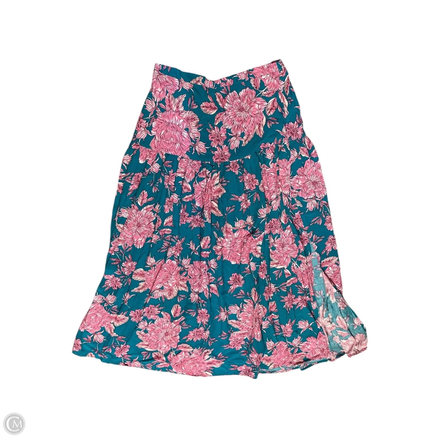 Skirt Maxi By Abel The Label In Blue & Pink, Size: M