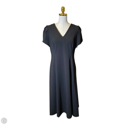 Dress Casual Midi By Calvin Klein In Black, Size: 12