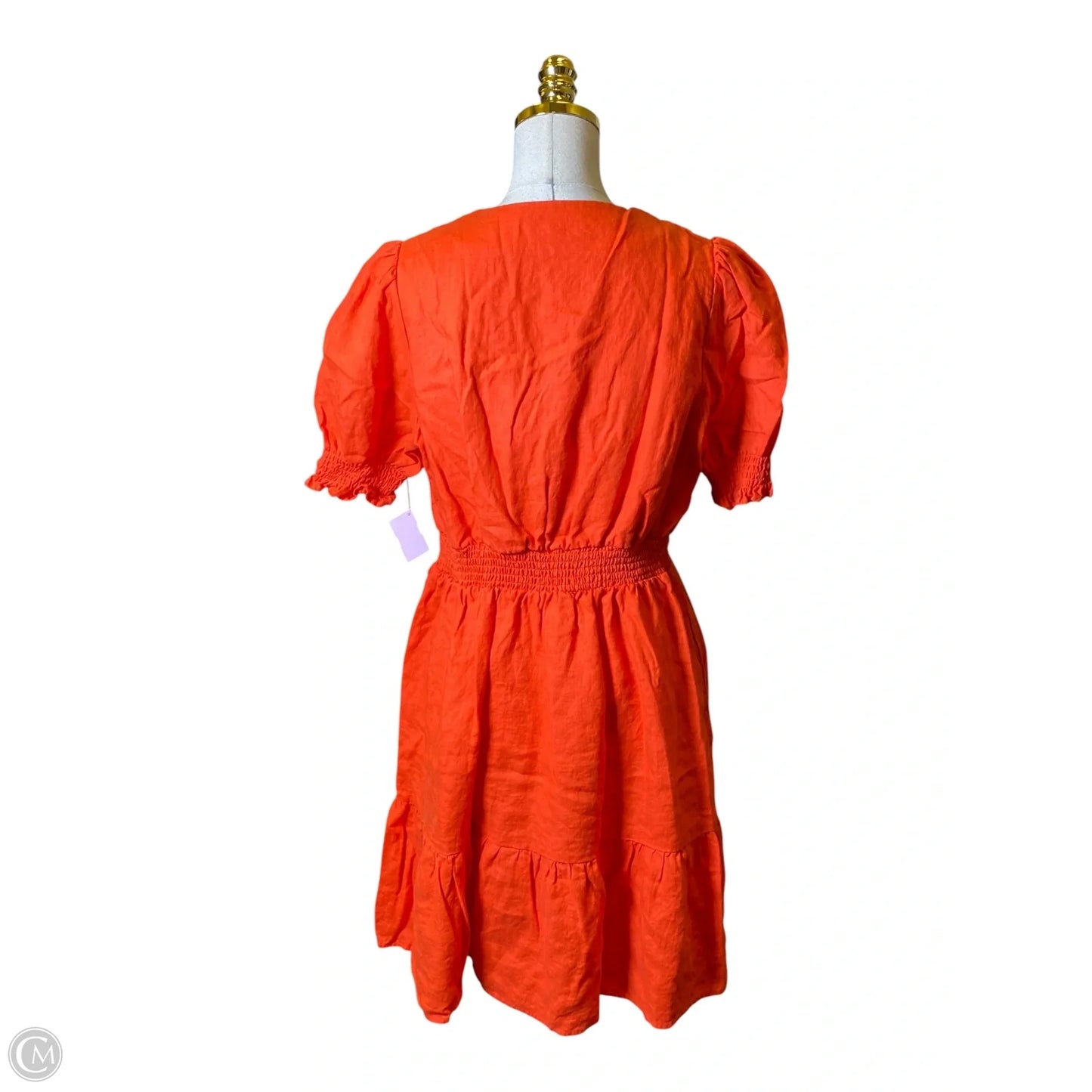 Dress Casual Midi By Boden In Orange, Size: 12