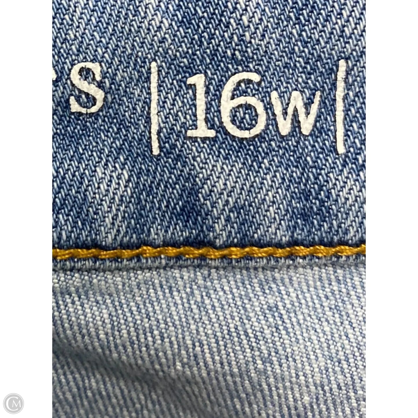 Shorts By Talbots In Blue Denim, Size: 16