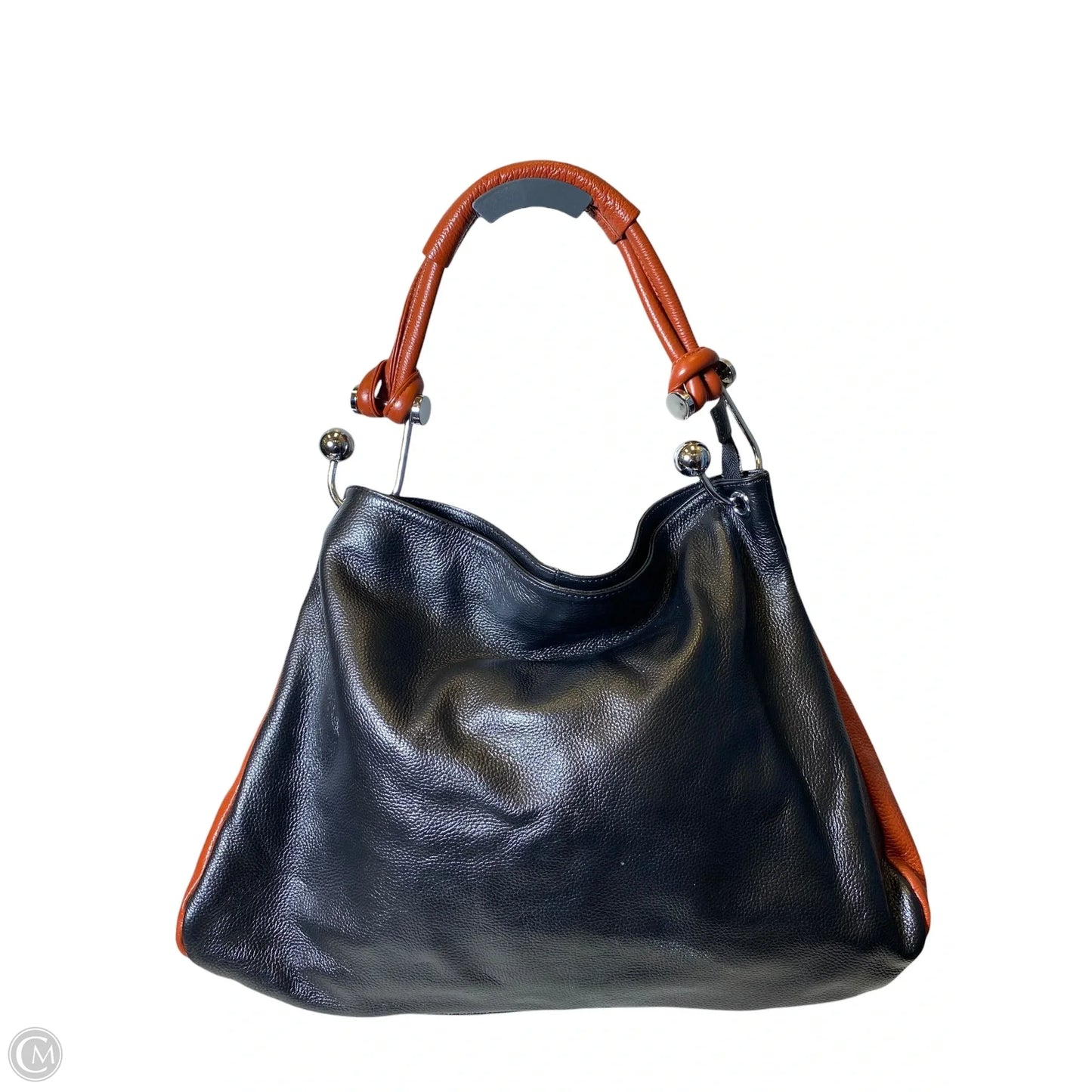 Handbag Leather By Clothes Mentor, Size: Large
