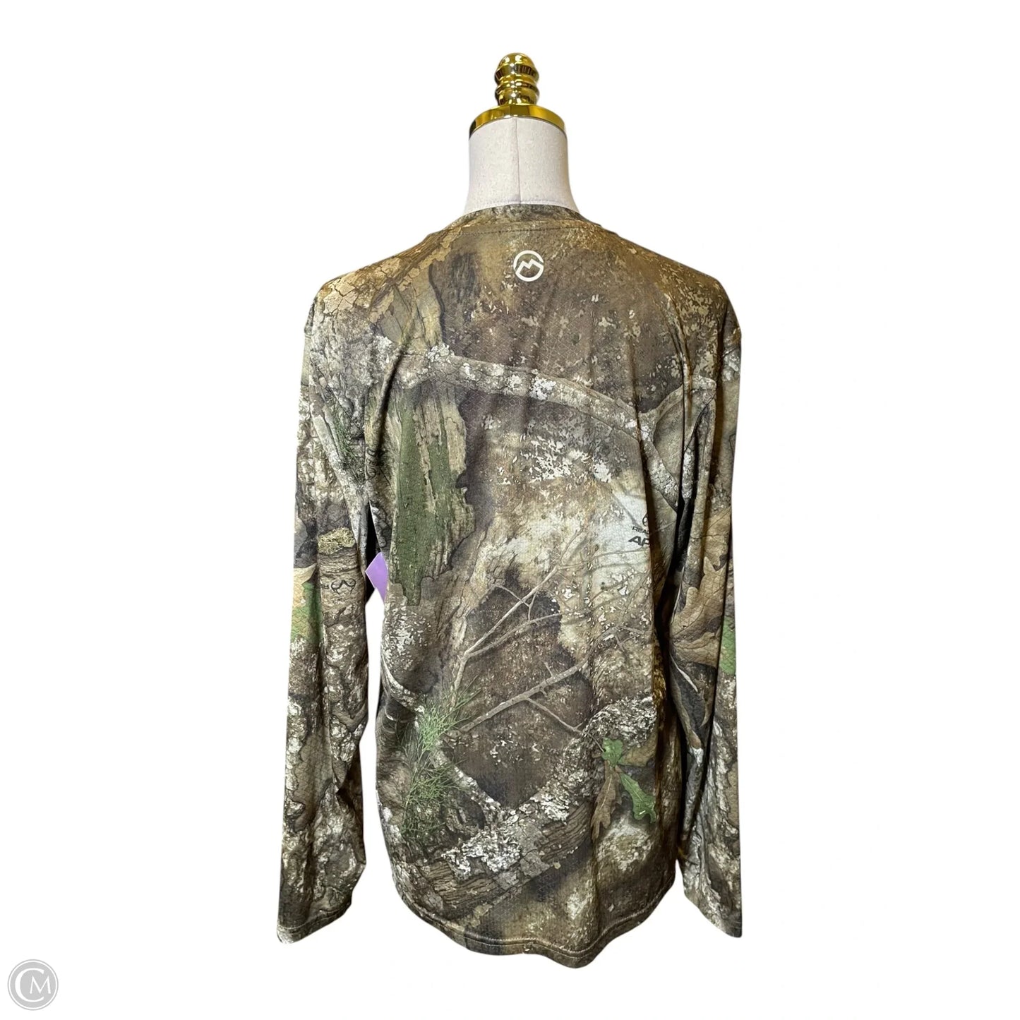 Top Long Sleeve By Magellan In Camouflage Print, Size: S