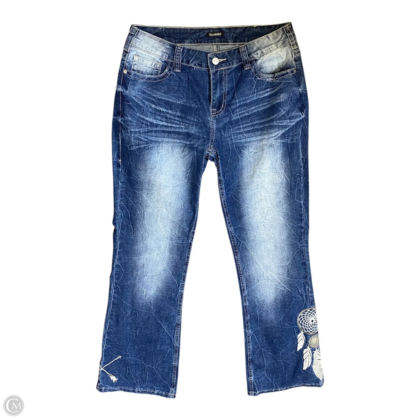 Jeans Boot Cut By Clothes Mentor In Blue Denim, Size: 10