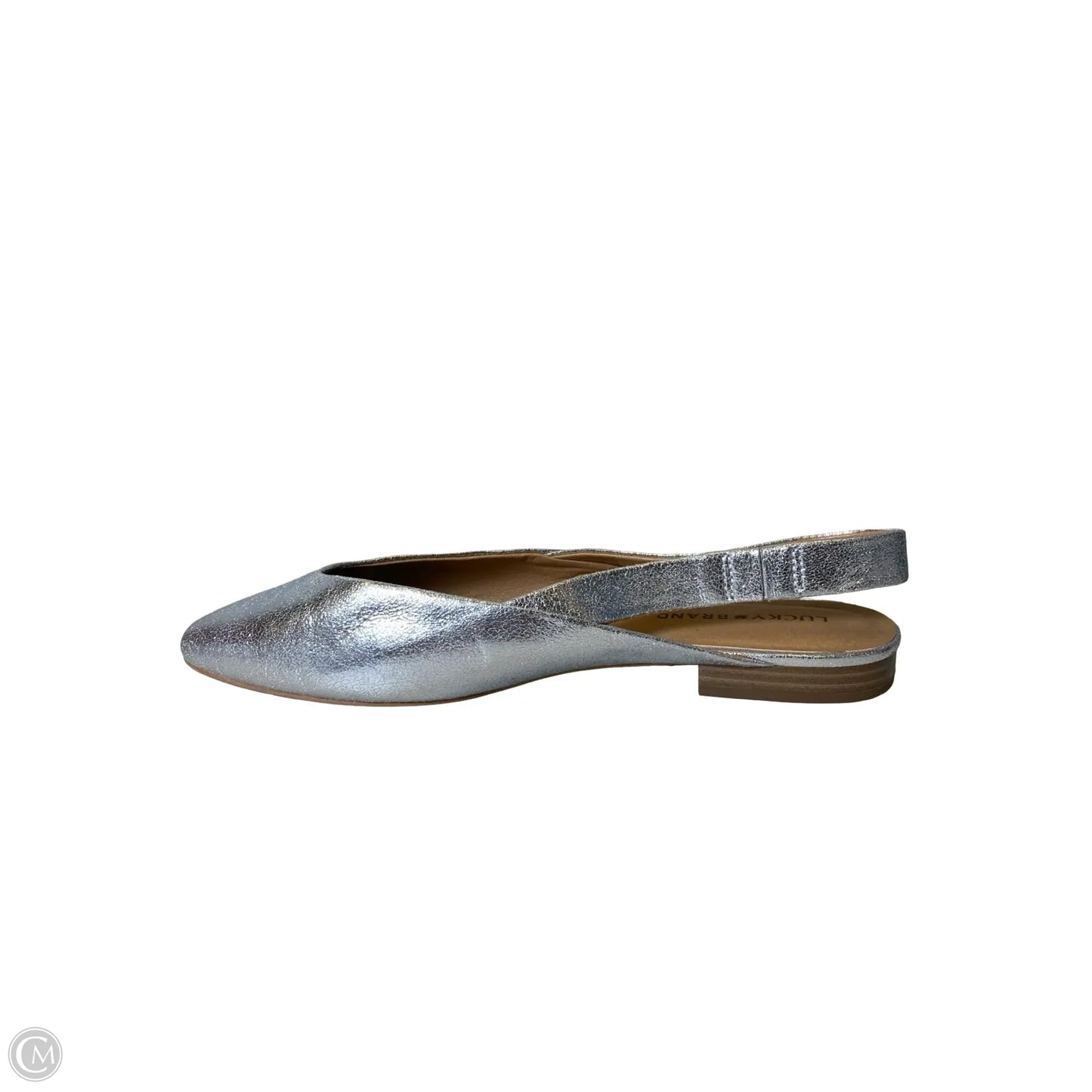 Shoes Flats By Lucky Brand In Silver, Size: 12