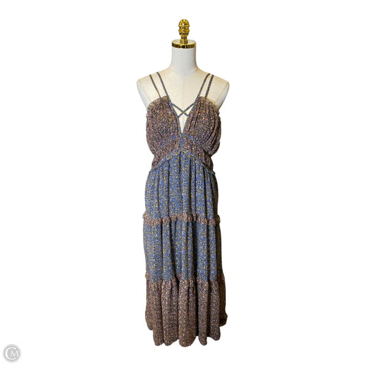 Dress Casual Maxi By Lucky Brand In Multi-colored, Size: Xl