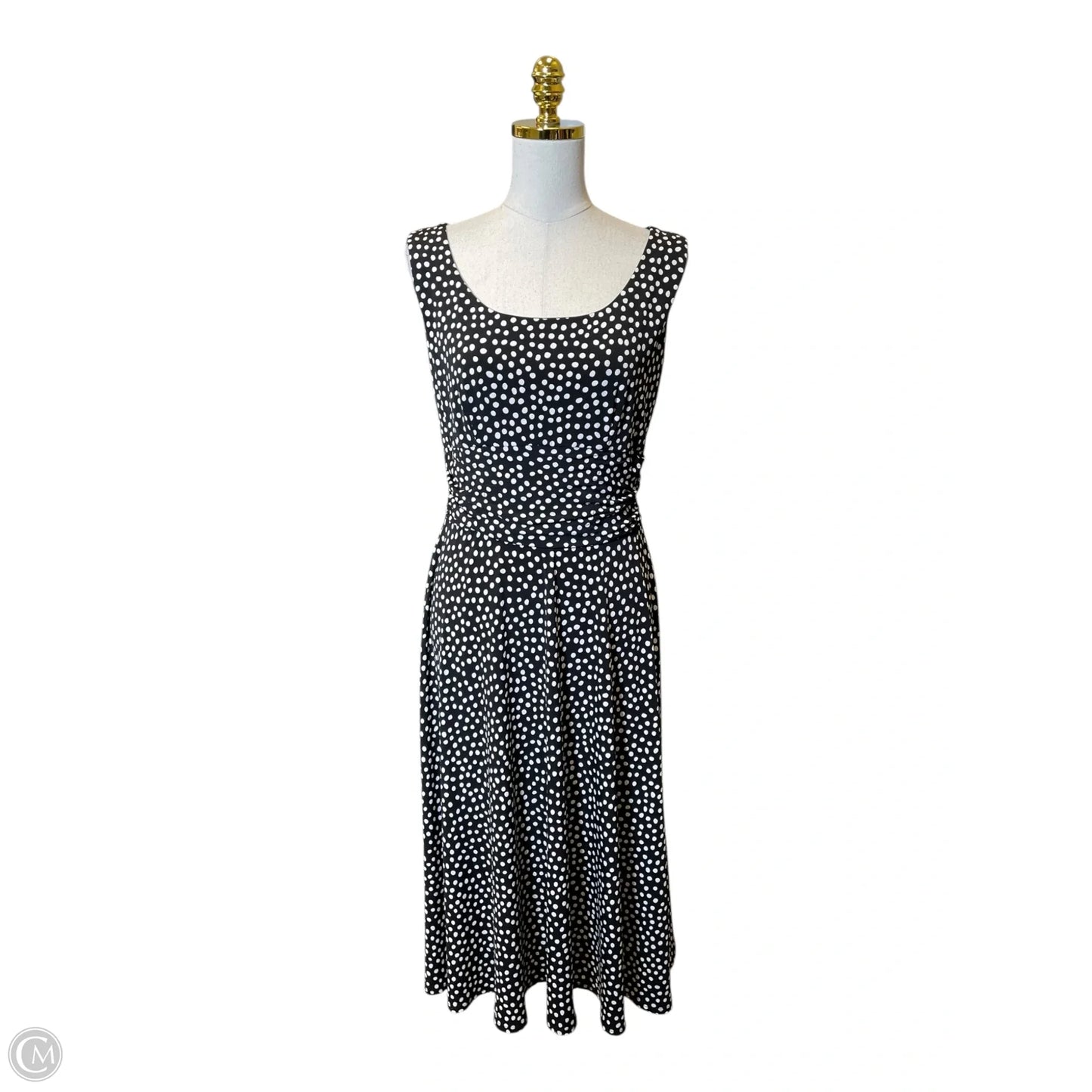 Dress Casual Maxi By Clothes Mentor In Black & White, Size: 8