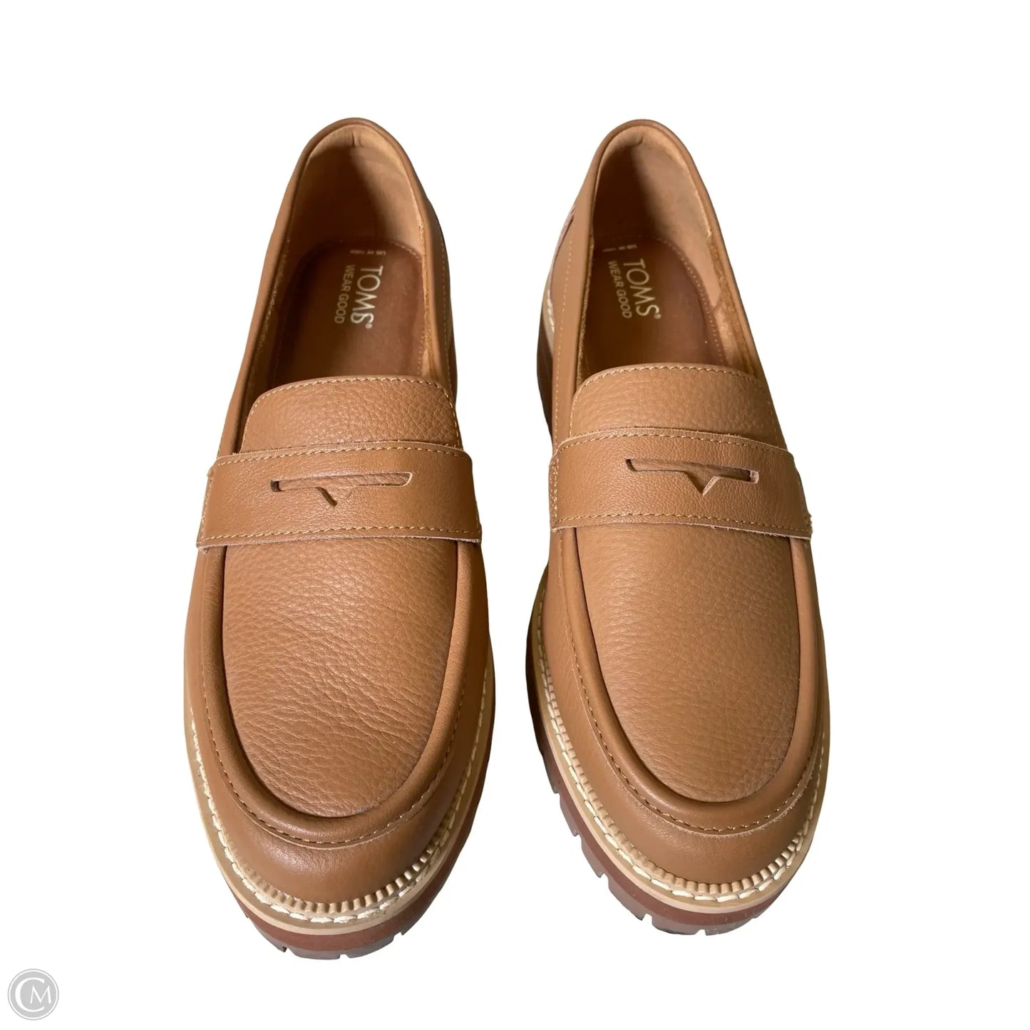 Shoes Flats By Toms In Tan, Size: 10W