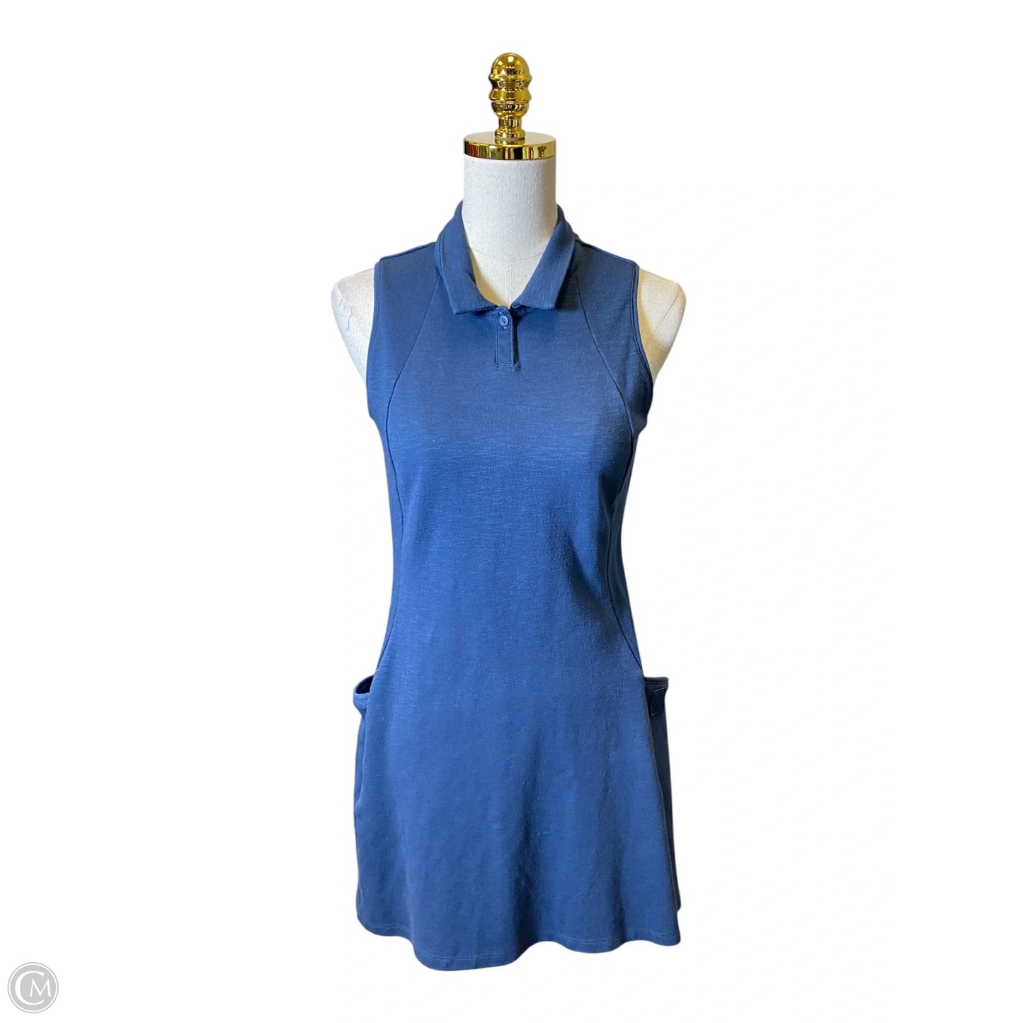 Dress Casual Midi By Adidas In Navy, Size: M