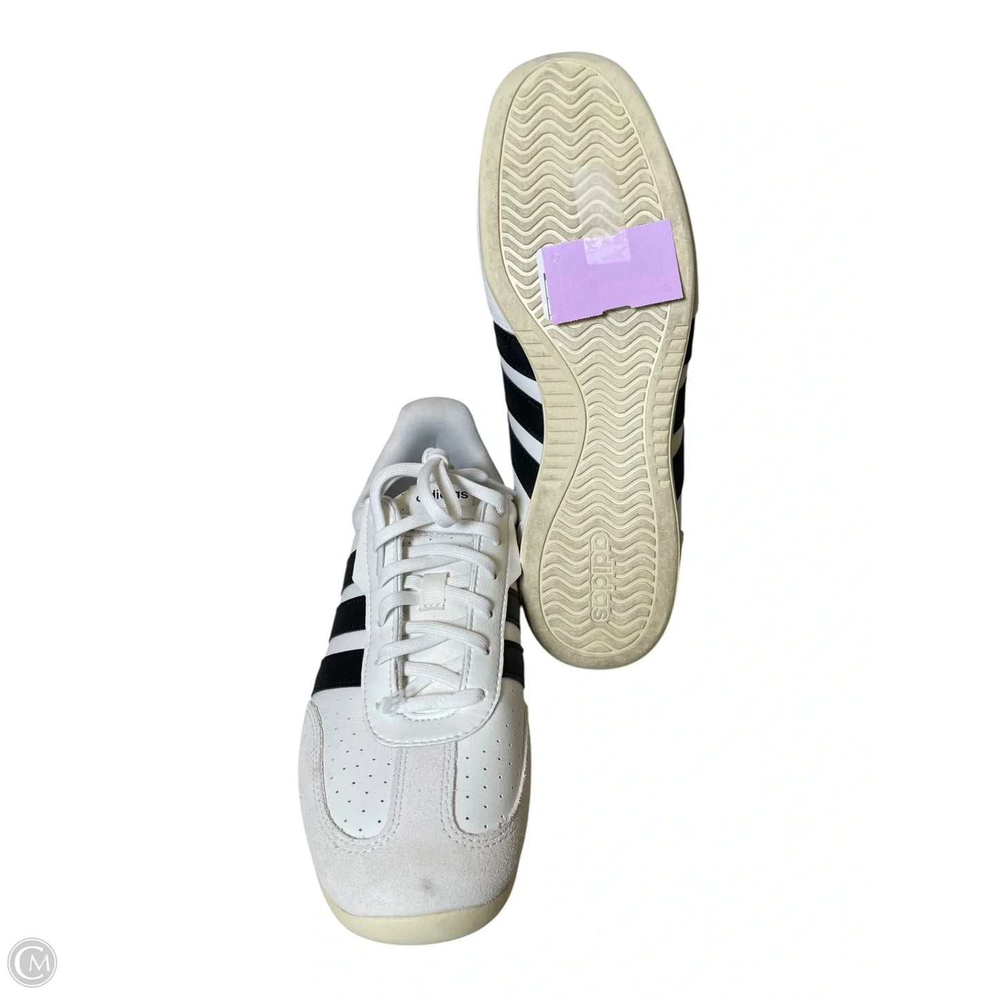 Shoes Sneakers By Adidas In Black & White, Size: 10