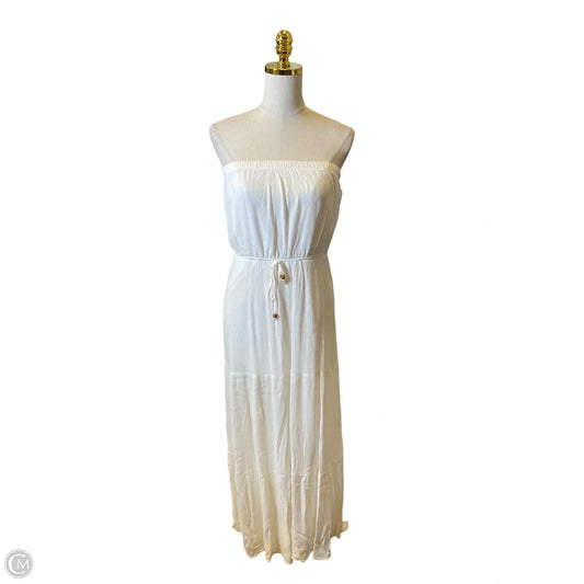 Dress Casual Maxi By Socialite In White, Size: L