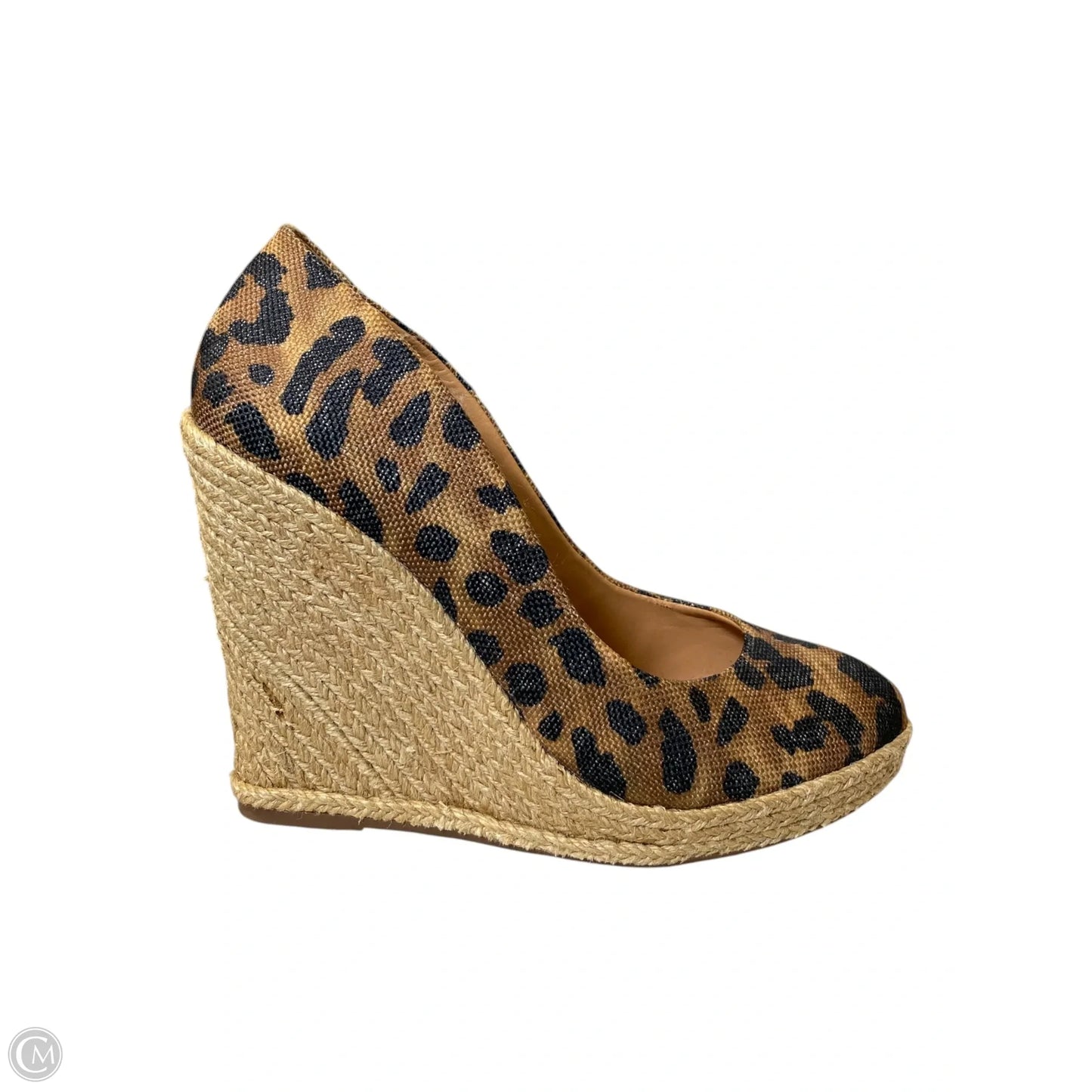 Shoes Heels Wedge By Schutz In Animal Print, Size: 8