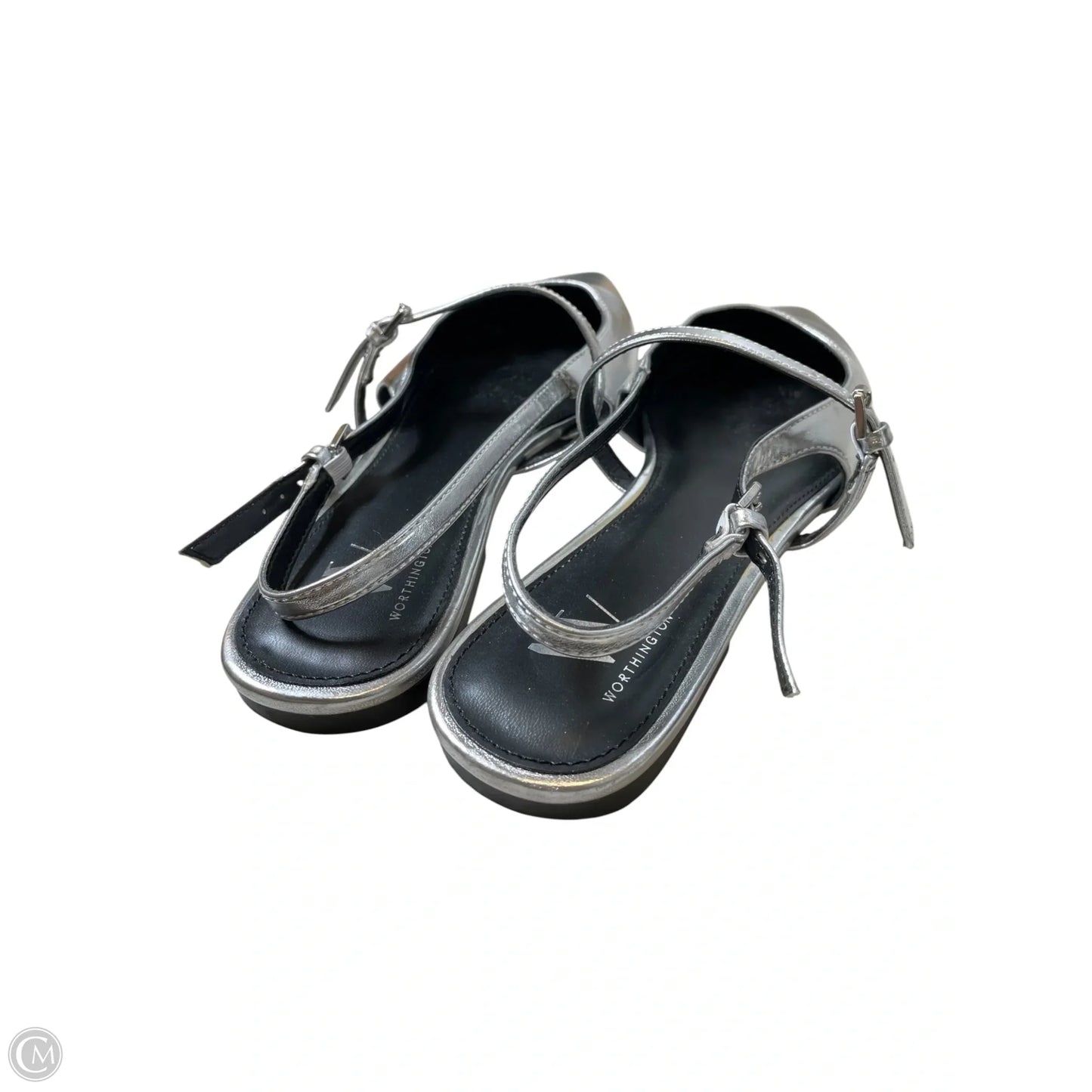 Shoes Flats By Worthington In Silver, Size: 7.5