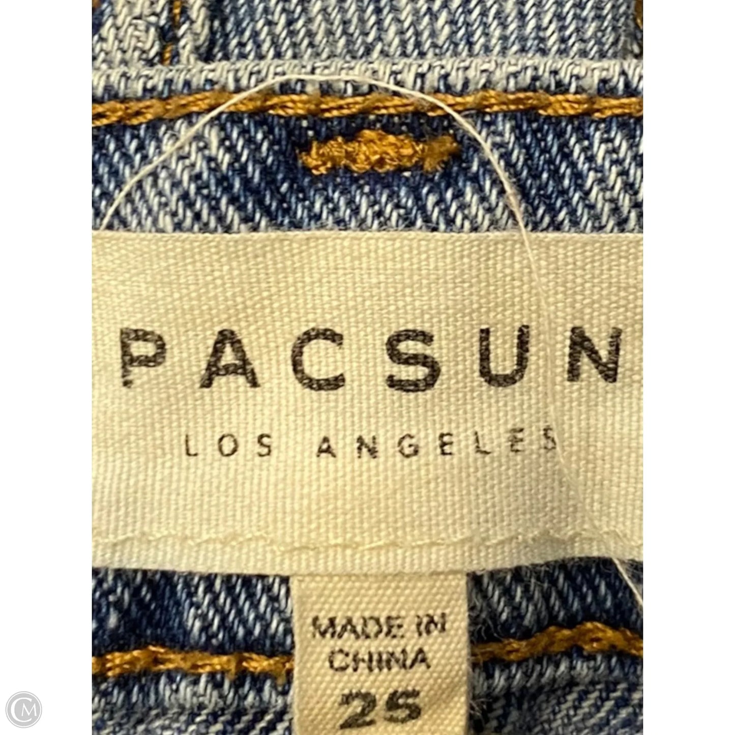 Skirt Midi By Pacsun In Blue Denim, Size: 2