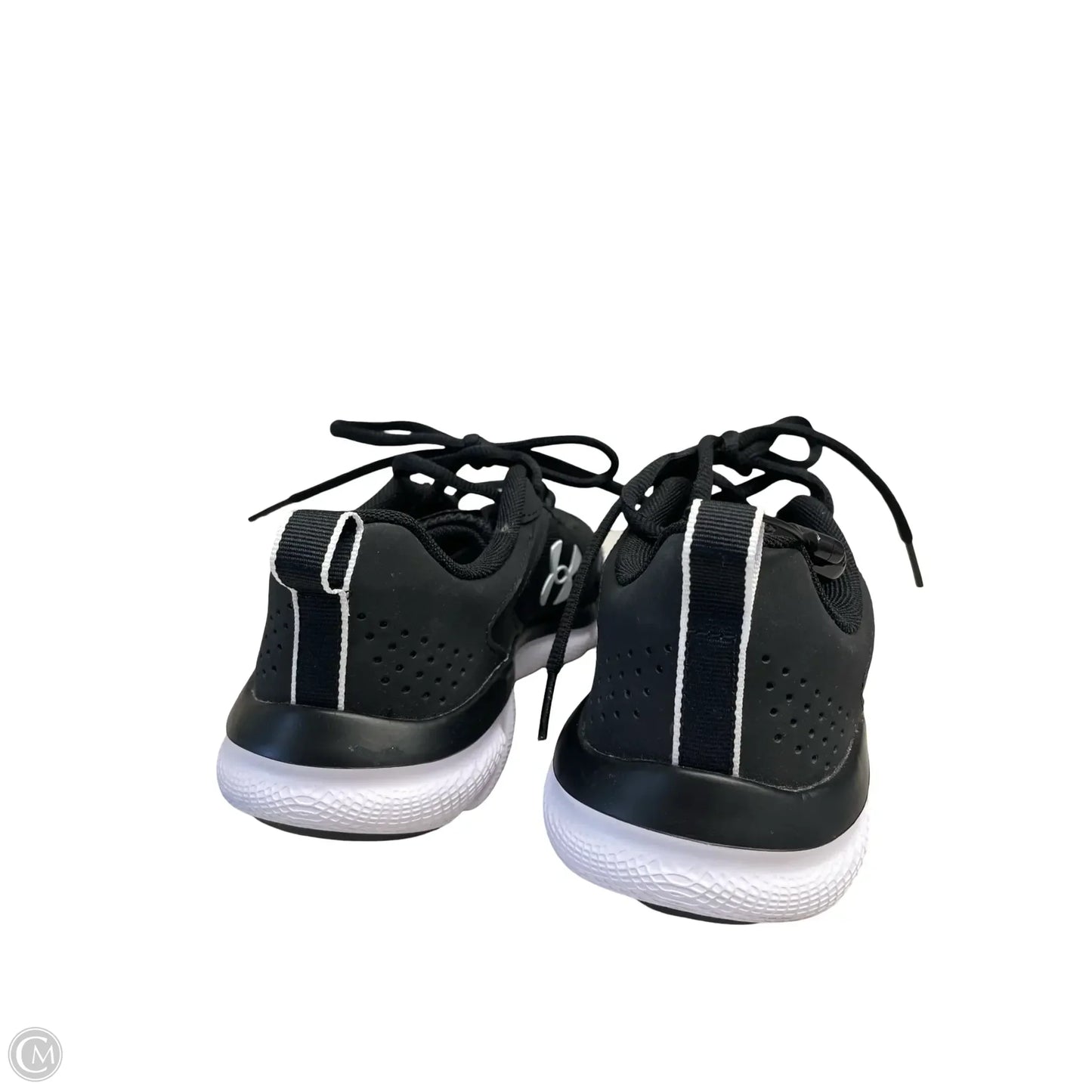 Shoes Athletic By Under Armour In Black & White, Size: 7.5