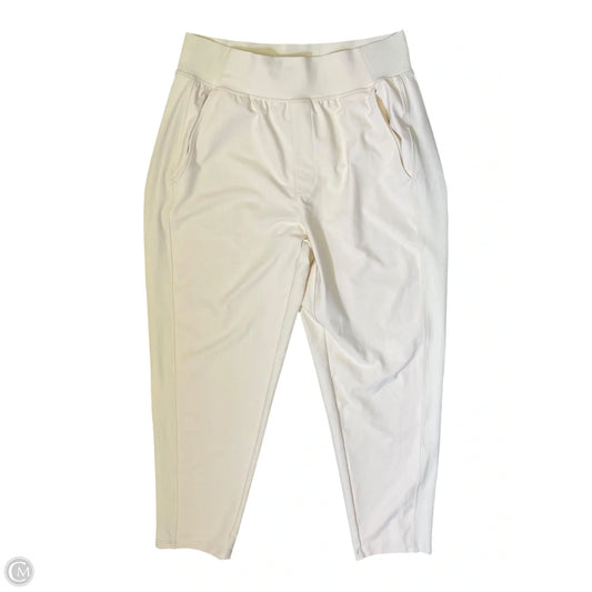 Athletic Pants By Old Navy In Cream, Size: M