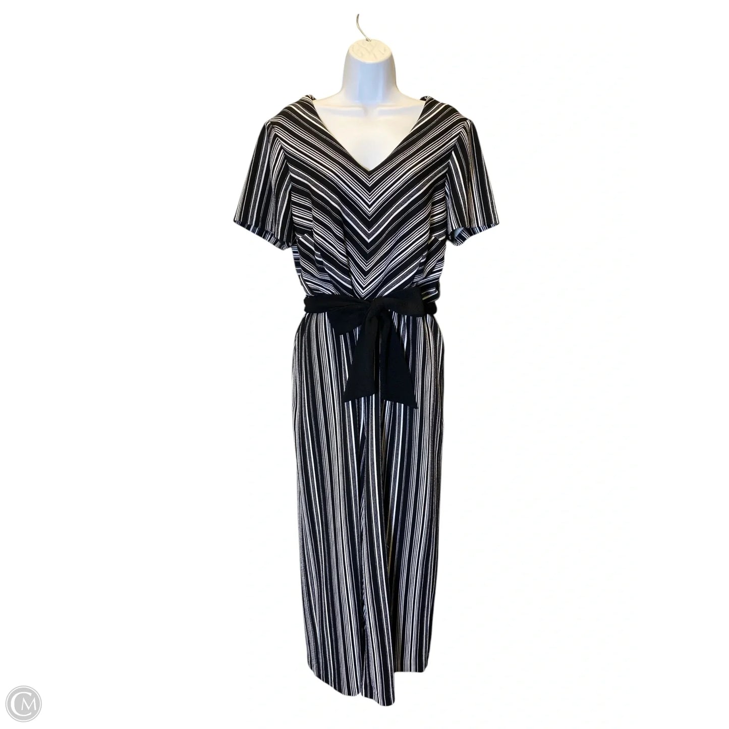 Jumpsuit By Roz And Ali In Black & White, Size: 16