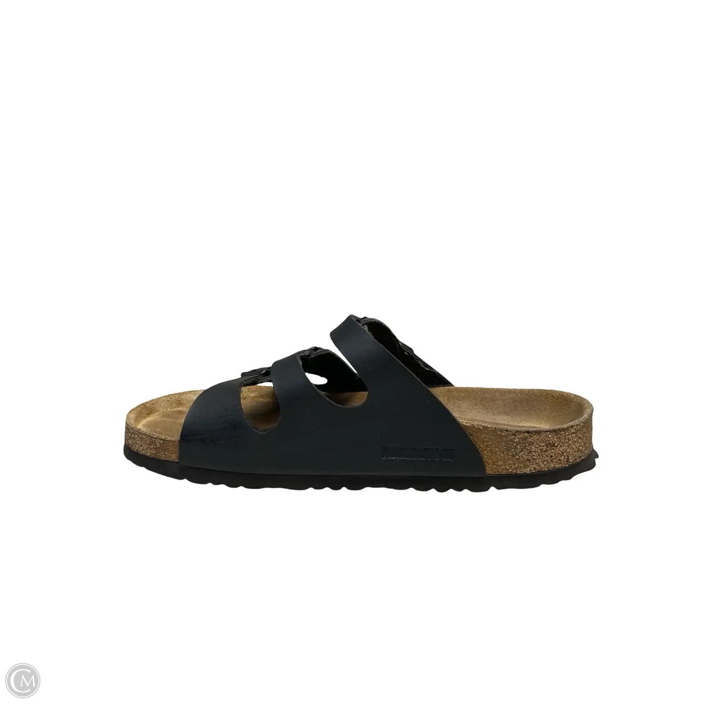 Sandals Flats By Birkenstock In Black, Size: 11