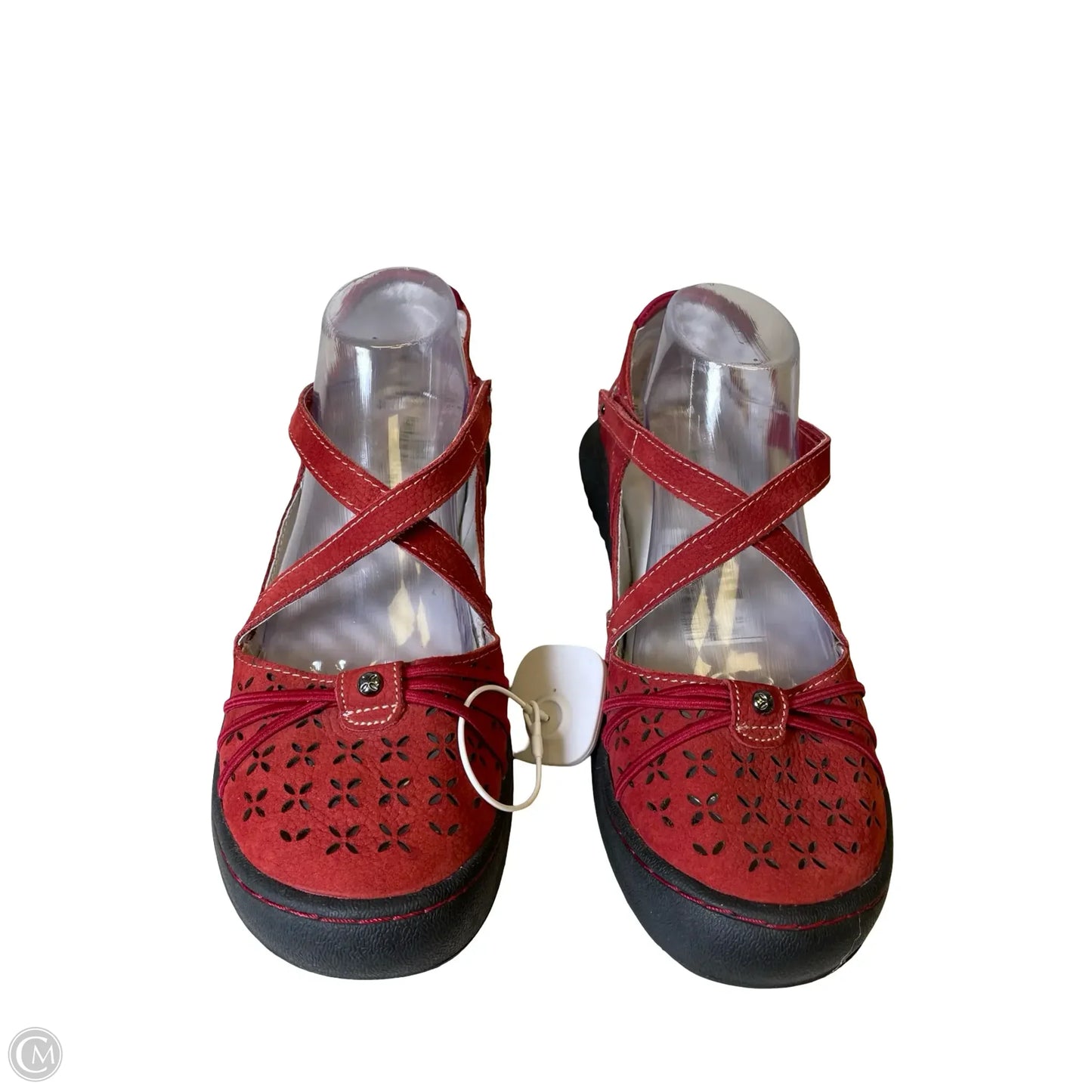 Shoes Flats By Jambu In Red, Size: 10