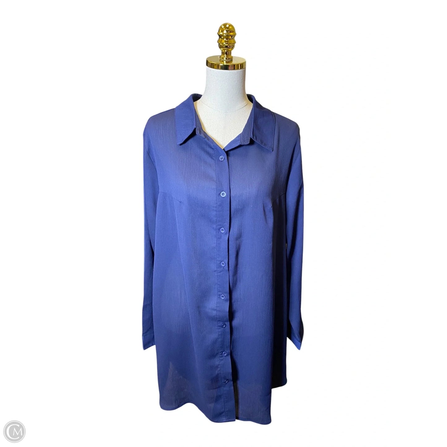 Dress Casual Midi By Clothes Mentor In Navy, Size: 20