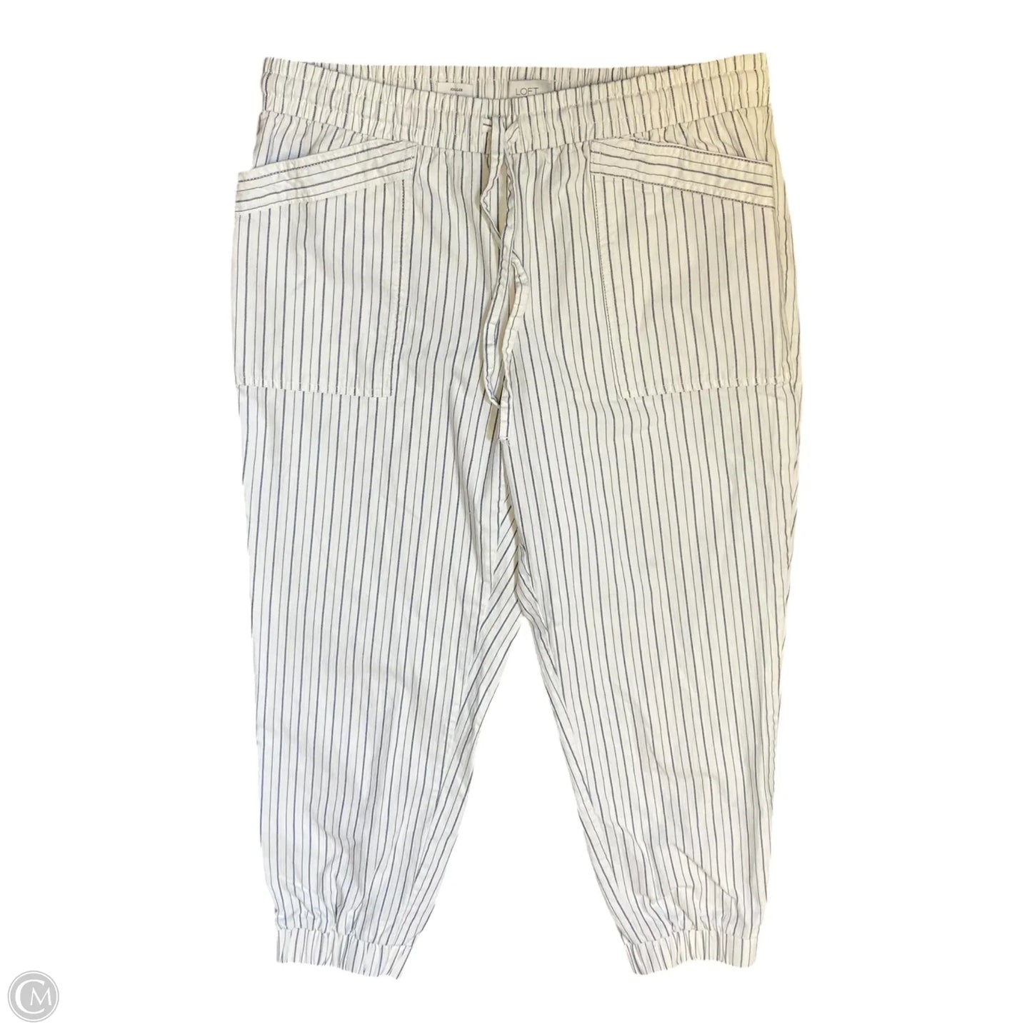 Pants Other By Loft In Striped Pattern, Size: L